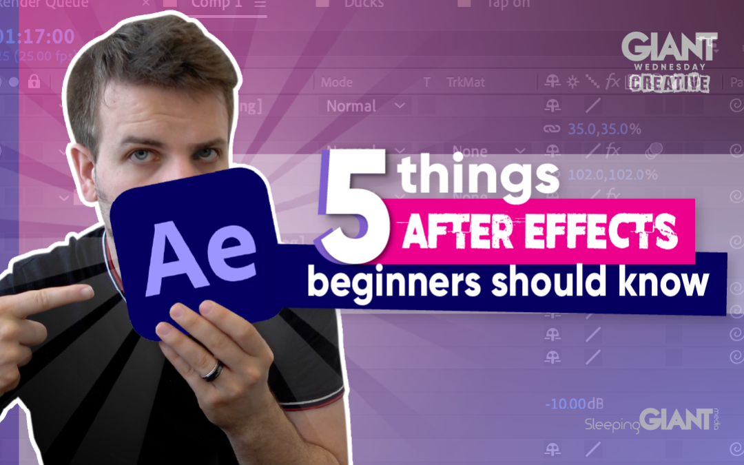 Adobe After Effects For Beginners – 5 Top Tips