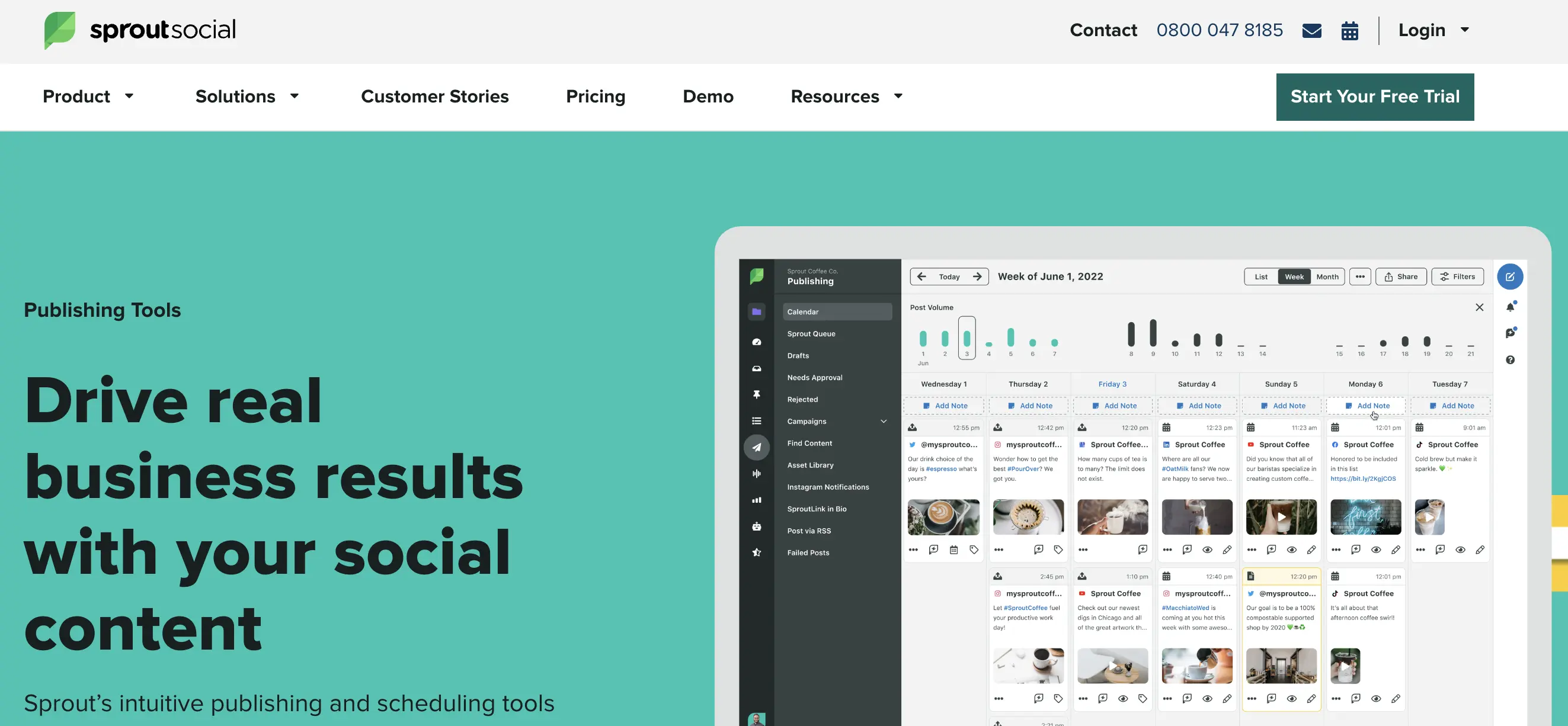 sprout social scheduling