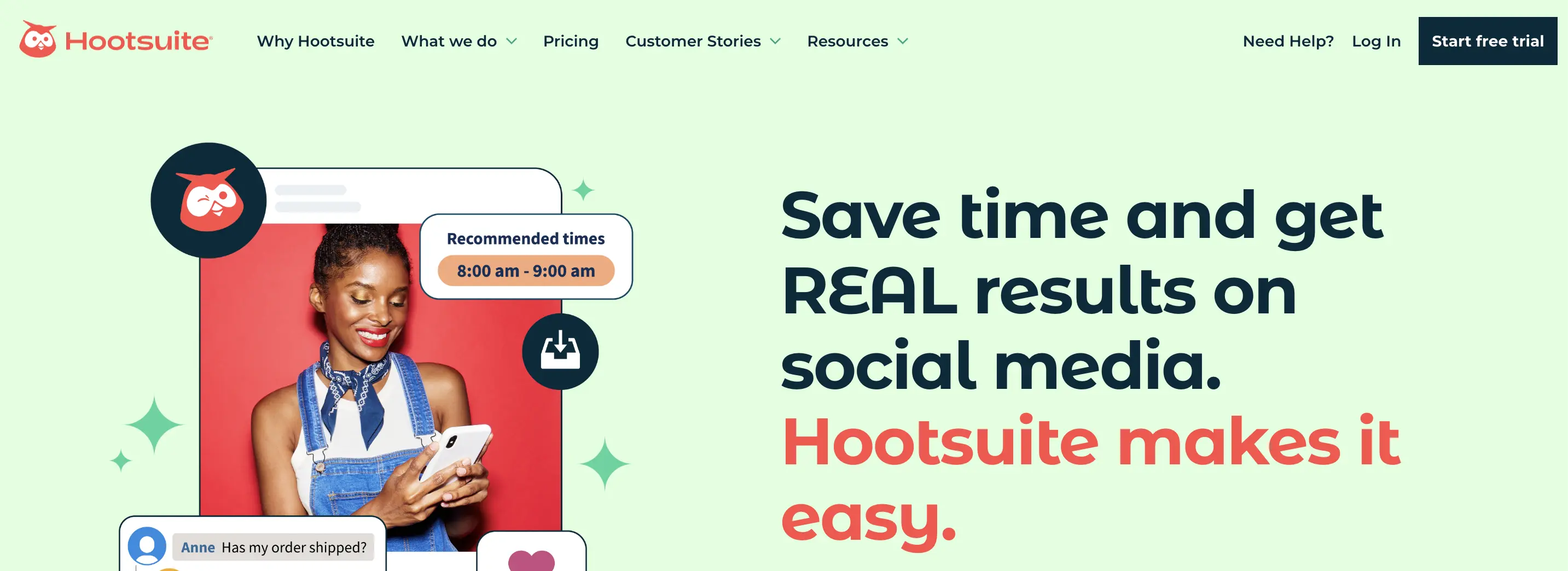 Hootsuite social scheduling