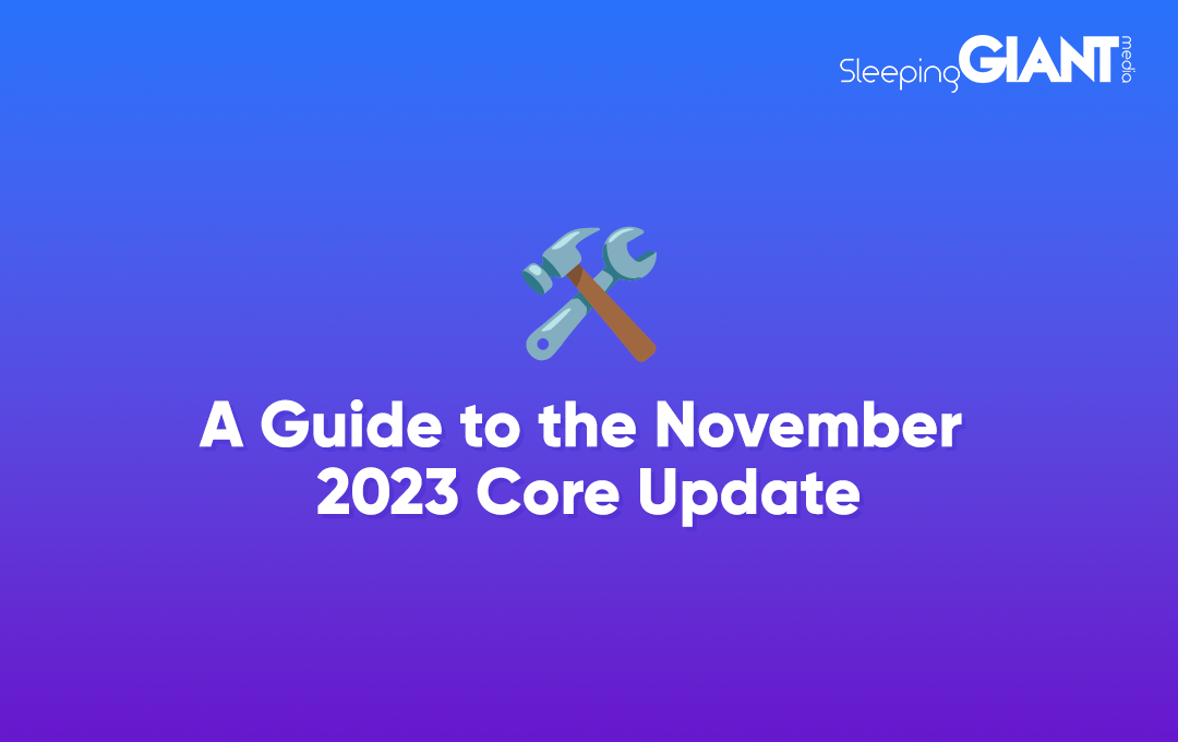 a guide to the november 2023 core update