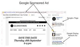 Google Sponsored Ad example