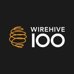 Wirehive 100 logo