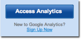 Google Analytics Signup